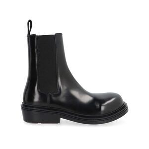 Bottega Veneta Black Calfskin Chelsea Women's Boots